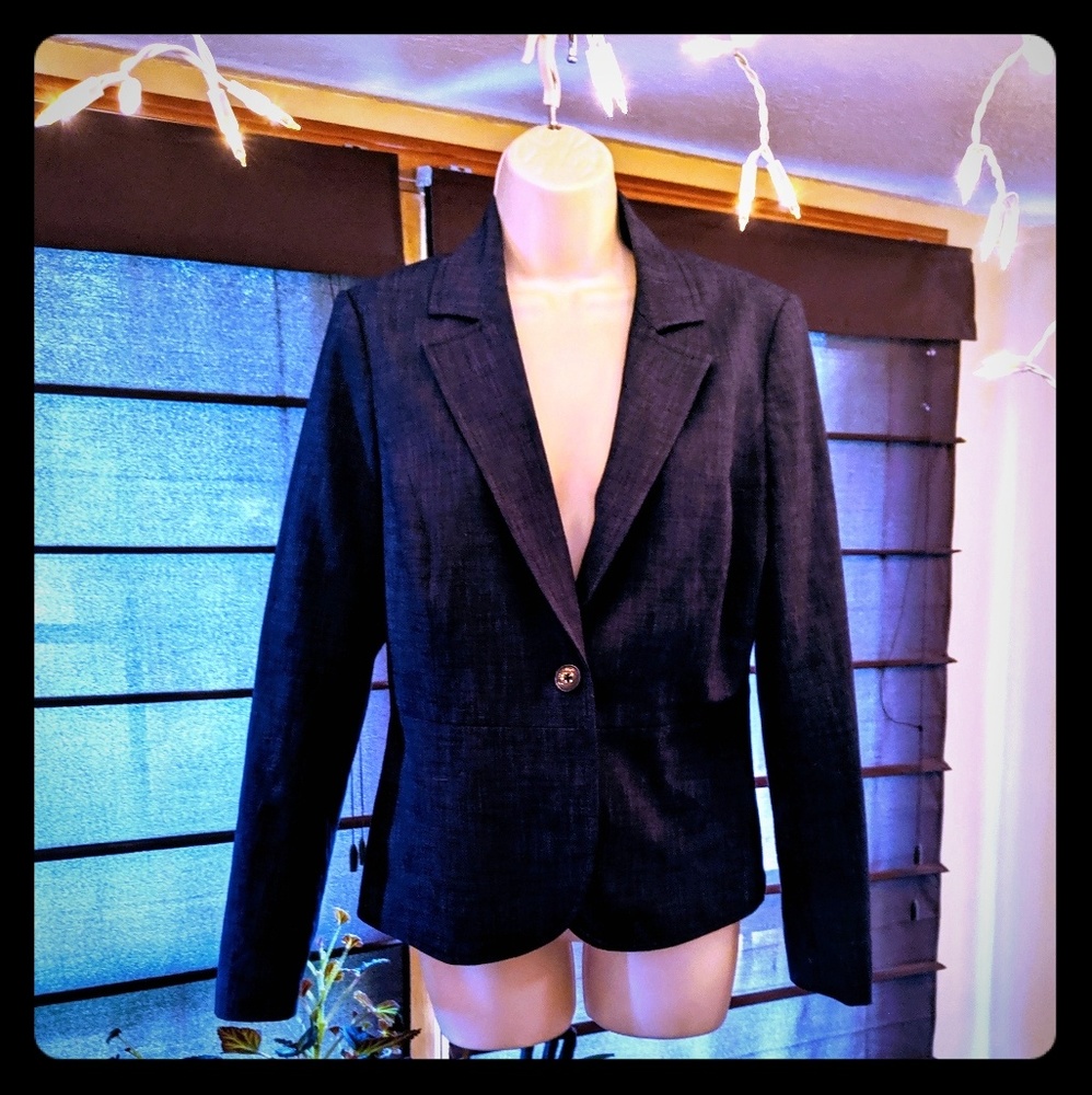 Rafaella brand blue blazer suit set women's size 8